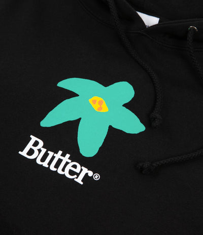 Butter Goods Flowers Hoodie - Black