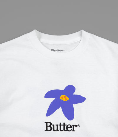 Butter Goods Flowers T-Shirt - White