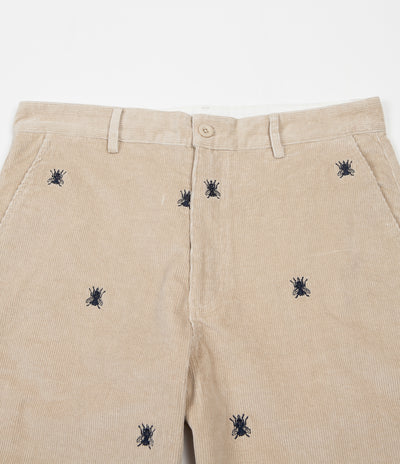 Butter Goods Fly Corduroy Pants - Natural / Navy
