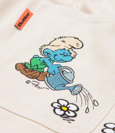 Butter Goods x The Smurfs Forage Wide Leg Pants - Natural