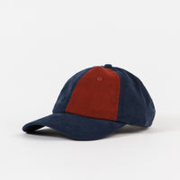 Butter Goods Fractions 6 Panel Cap - Navy / Rust thumbnail