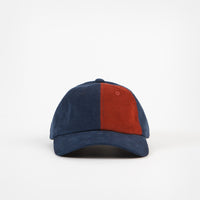 Butter Goods Fractions 6 Panel Cap - Navy / Rust thumbnail