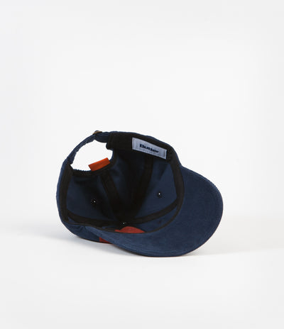 Butter Goods Fractions 6 Panel Cap - Navy / Rust