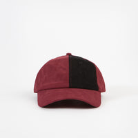 Butter Goods Fractions 6 Panel Cap - Wine / Black thumbnail
