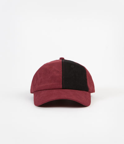 Butter Goods Fractions 6 Panel Cap - Wine / Black
