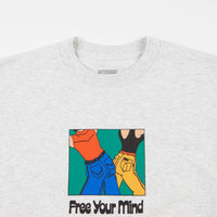 Butter Goods Free Your Mind T-Shirt - Ash Grey thumbnail