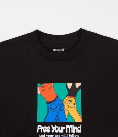 Butter Goods Free Your Mind T-Shirt - Black