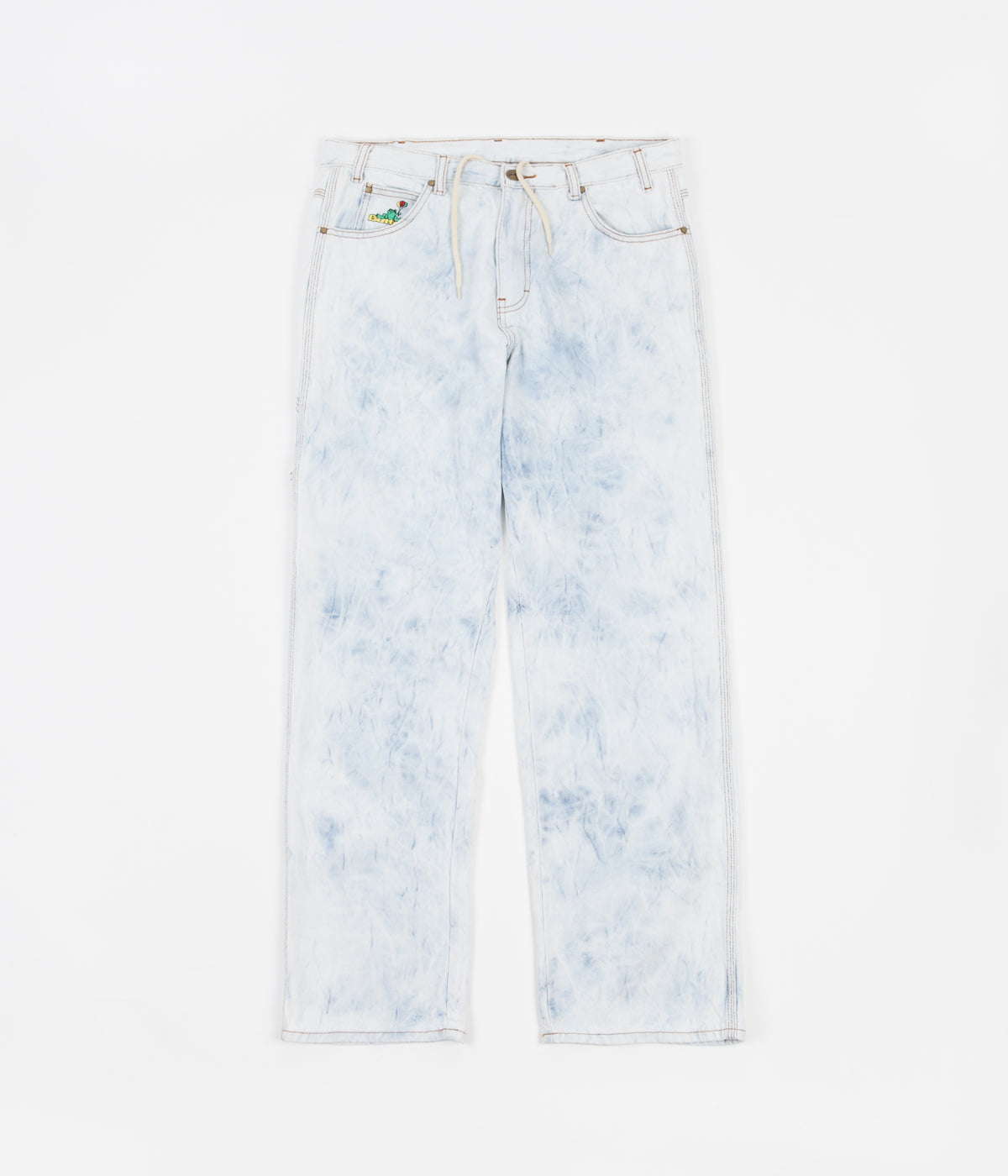 Butter Goods Frog Denim Pants Bleach Flatspot