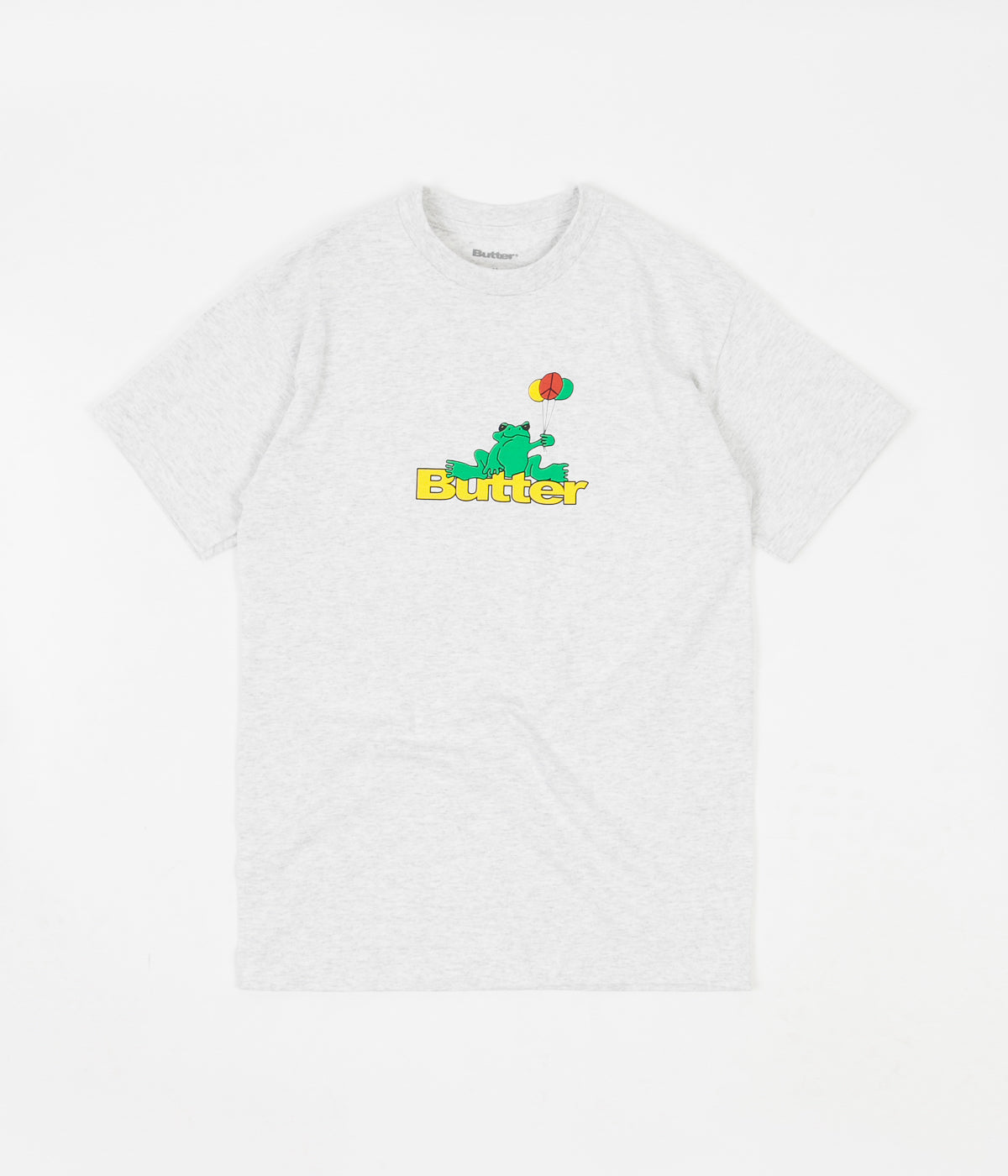 Butter Goods Frog TShirt Ash Grey Flatspot