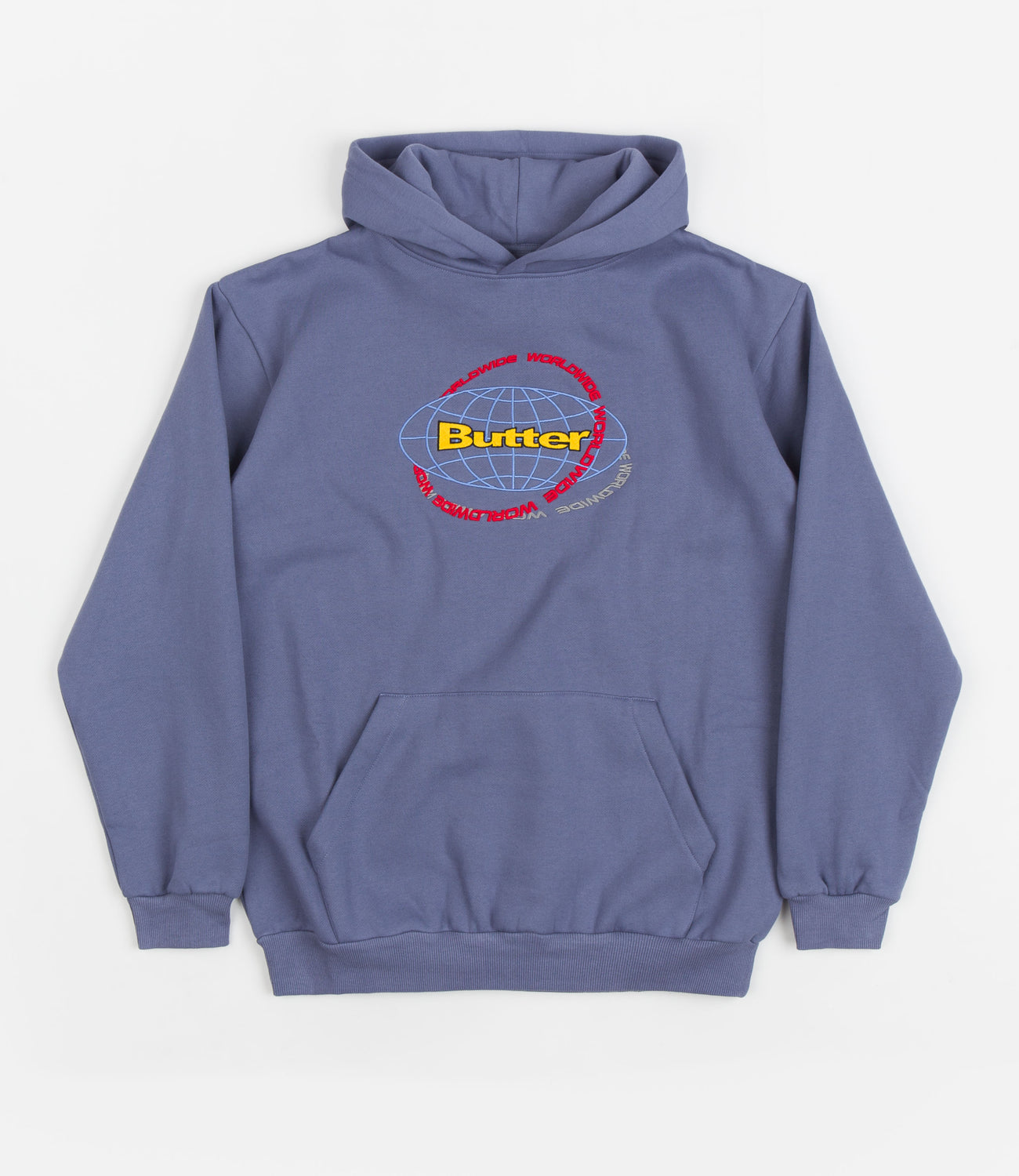 Butter Goods Geo Hoodie Denim Flatspot