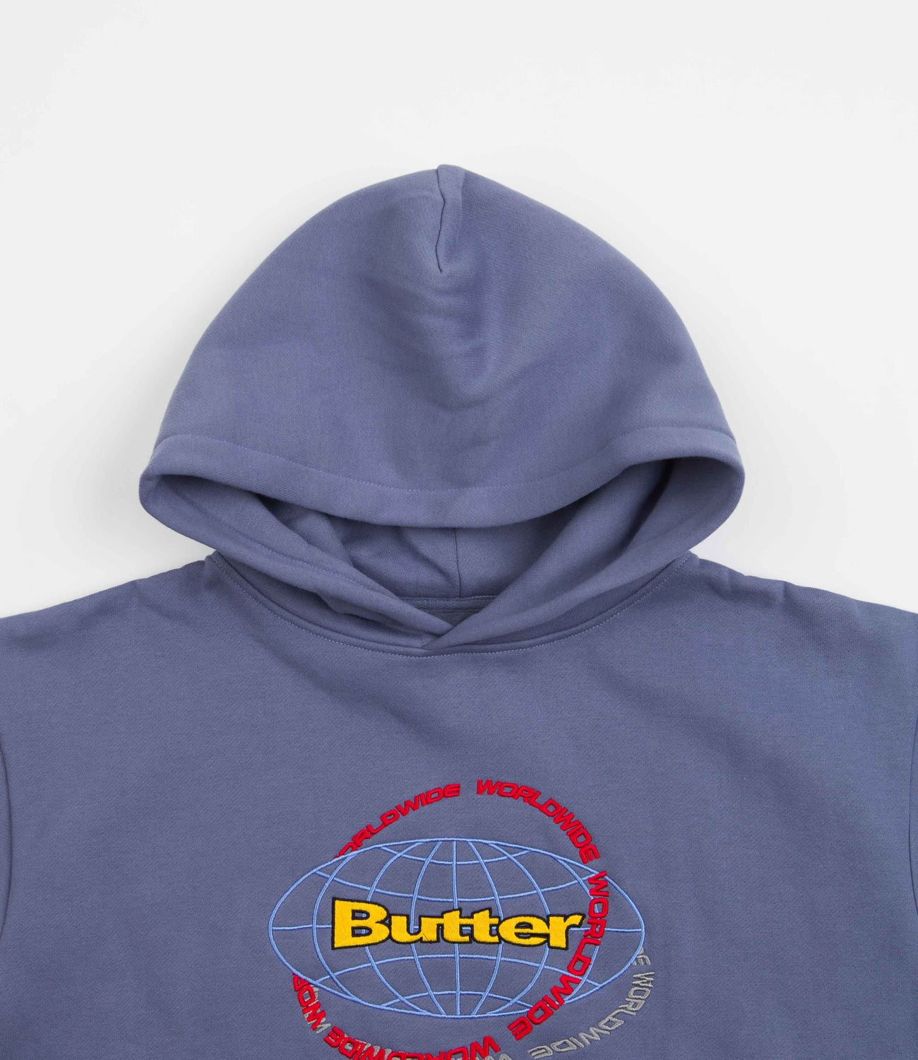 Butter Goods Geo Hoodie Denim Flatspot