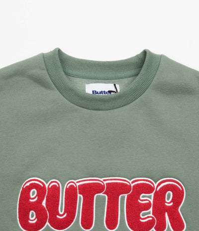 Butter Goods Goo Crewneck Sweatshirt - Spruce