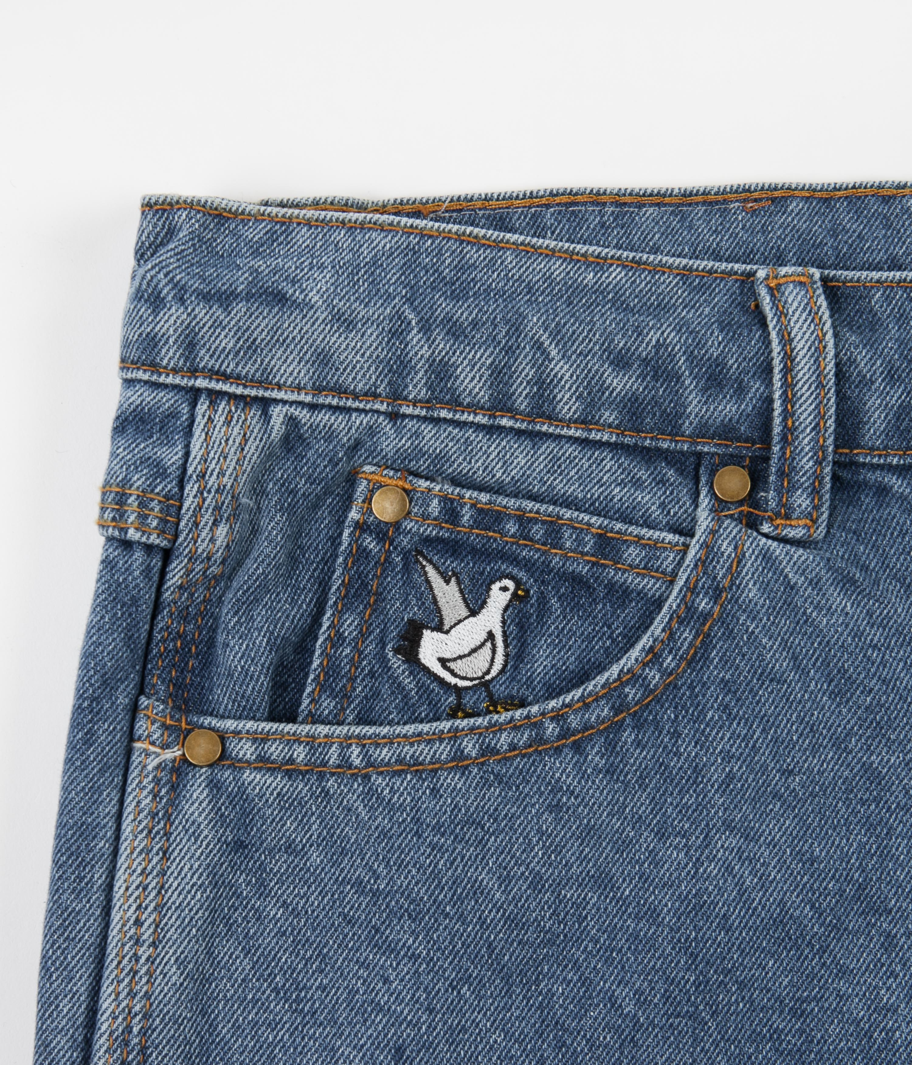 Butter Goods Gullwing Denim Pants Washed Indigo Flatspot