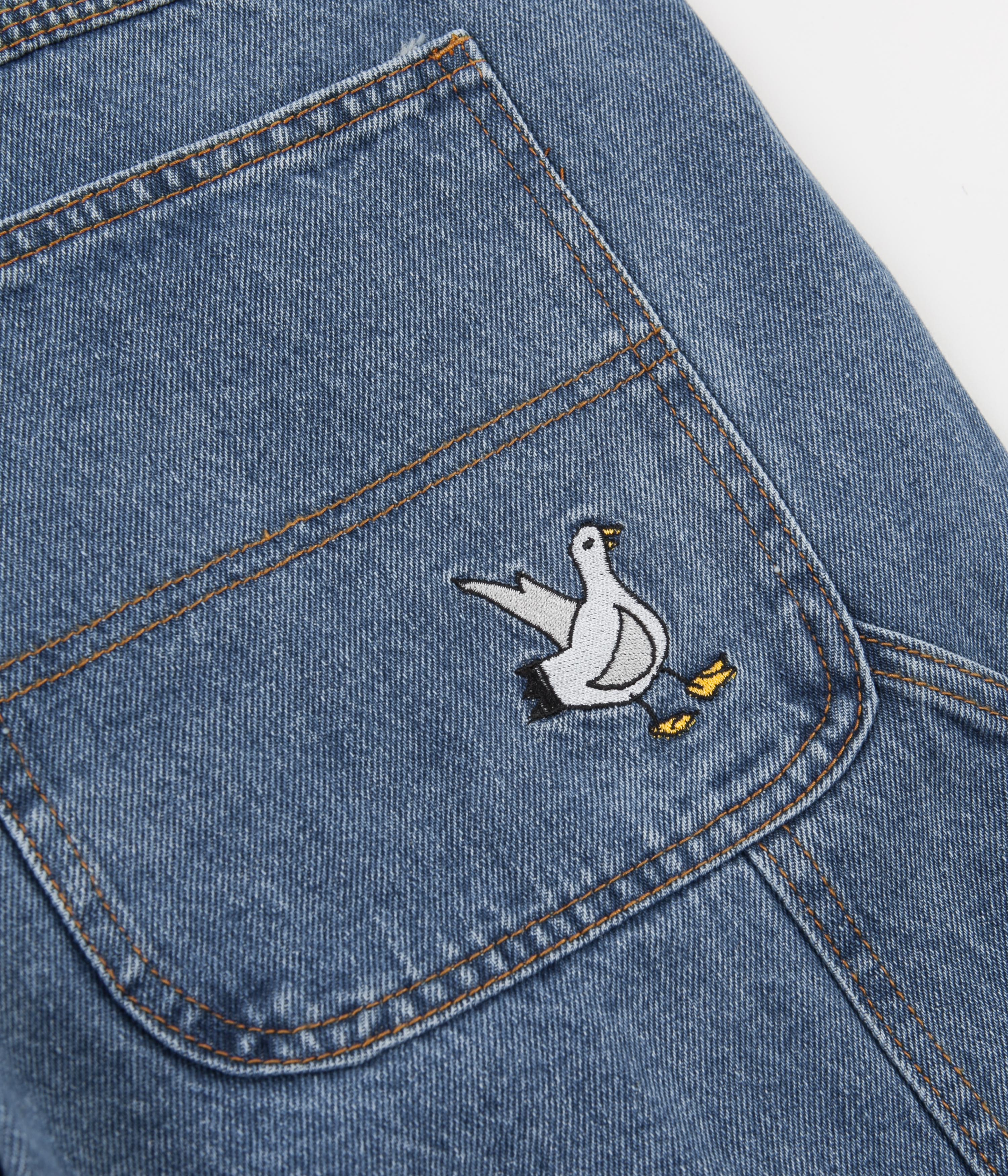 Butter Goods Gullwing Denim Pants Washed Indigo Flatspot