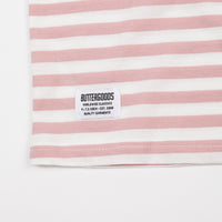 Butter Goods Hampshire Stripe T-Shirt - Coral thumbnail