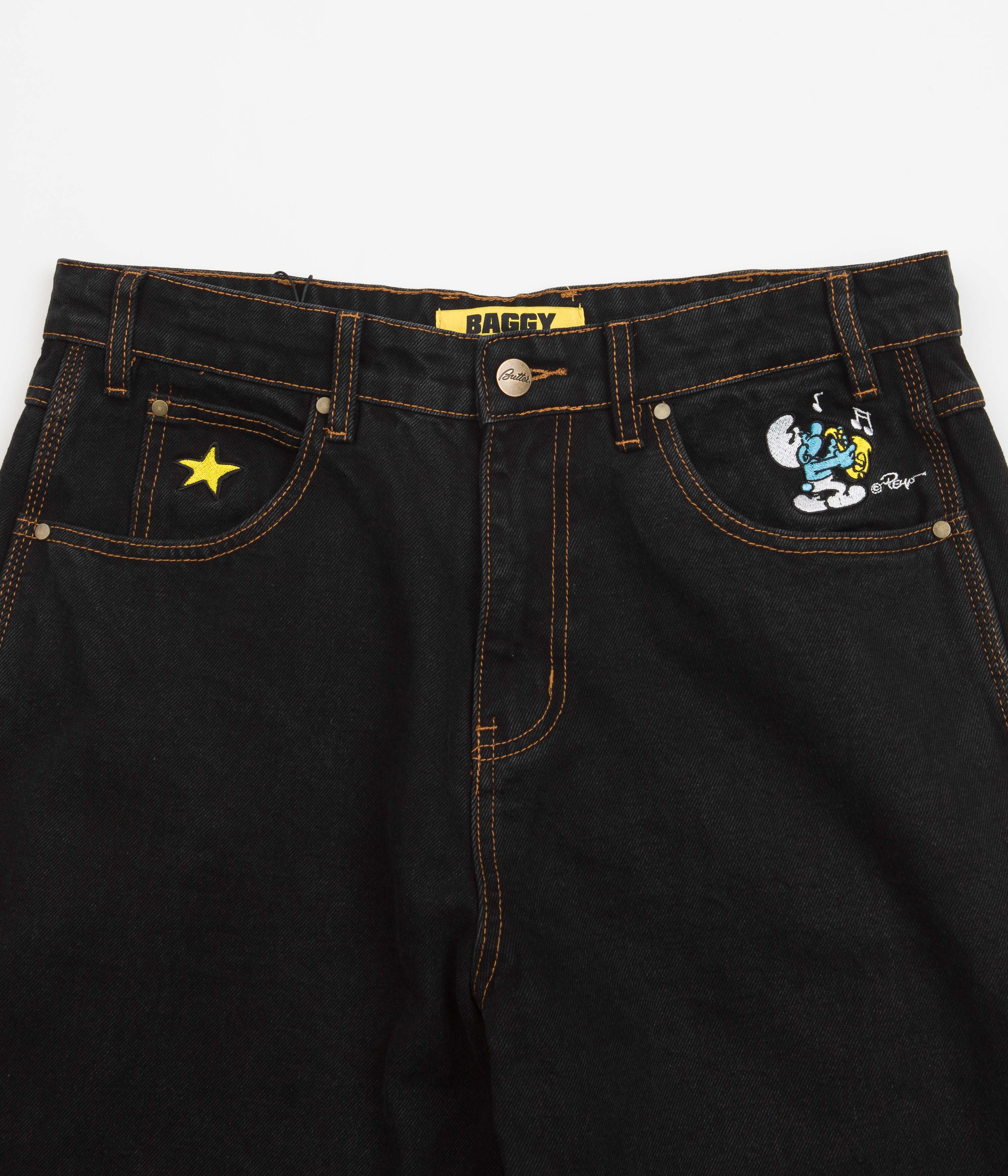 Butter Goods x The Smurfs Harmony Jeans Washed Black Flatspot