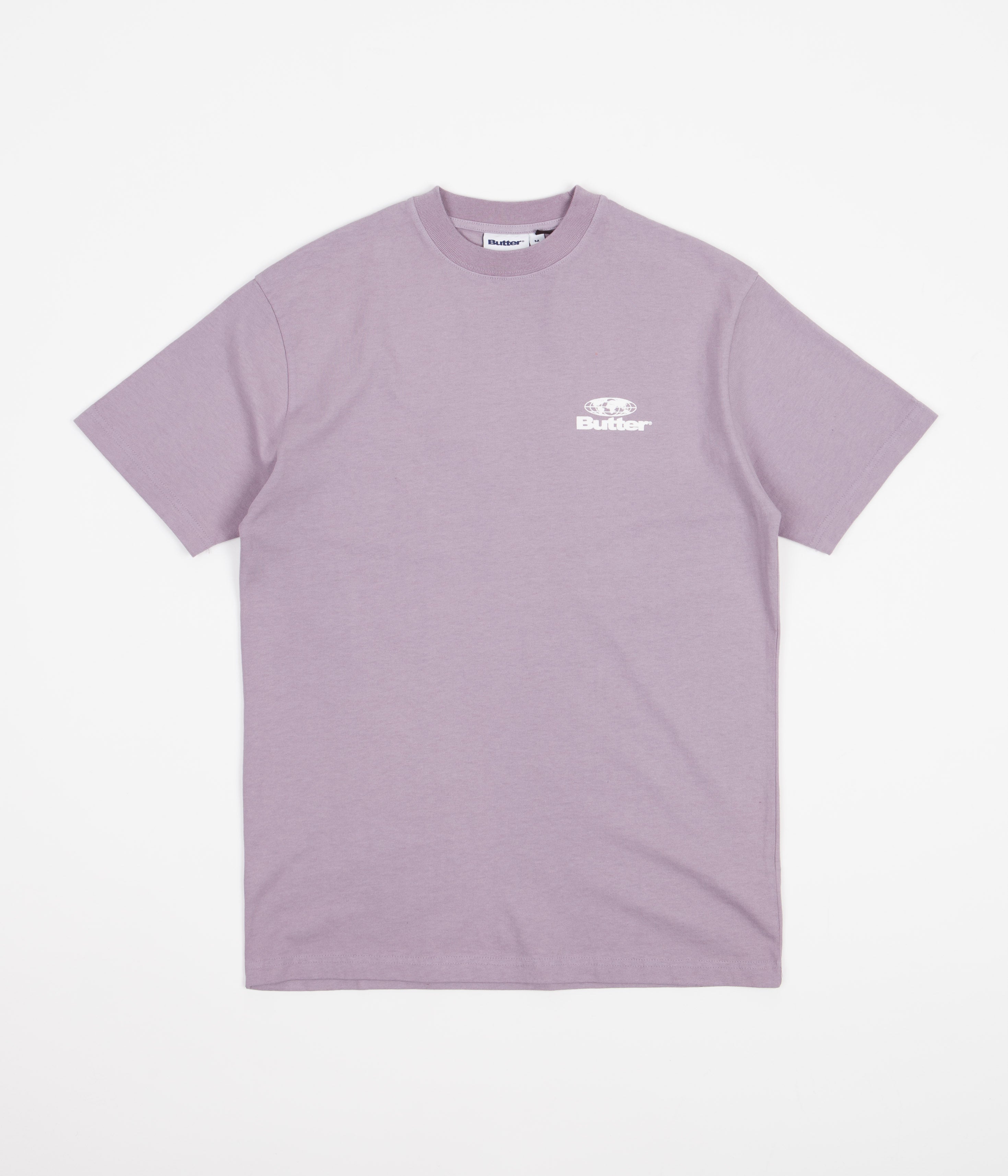 Butter Goods Heavyweight Pigment Dye TShirt Washed Indigo Flatspot