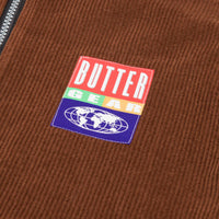 Butter Goods High Wale Cord Pullover Jacket - Rust thumbnail