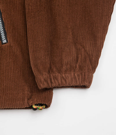 Butter Goods High Wale Cord Pullover Jacket - Rust