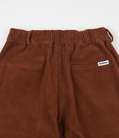 Butter Goods High Wale Corduroy Pants - Rust