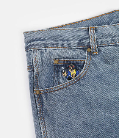 Butter Goods Homeboy Denim Pants - Washed Light Blue