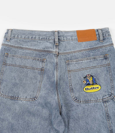 Butter Goods Homeboy Denim Pants - Washed Light Blue
