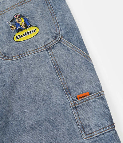Butter Goods Homeboy Denim Pants - Washed Light Blue