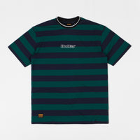 Butter Goods Jacquard Stripe T-Shirt - Forest / Navy thumbnail