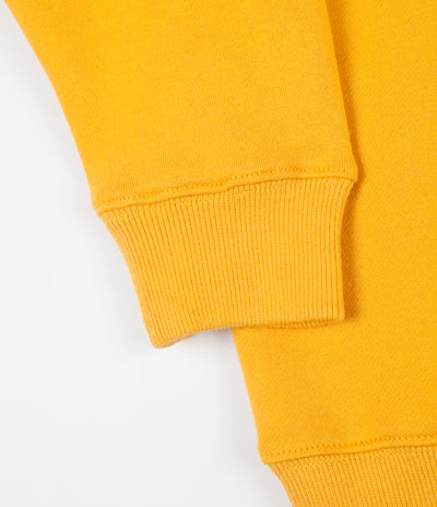 Butter Goods Jazz Applique Crewneck Sweatshirt - Yellow