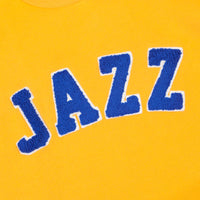 Butter Goods Jazz Applique Crewneck Sweatshirt - Yellow thumbnail