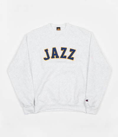Butter Goods Jazz Champion Crewneck Sweatshirt - Heather Grey | Flatspot