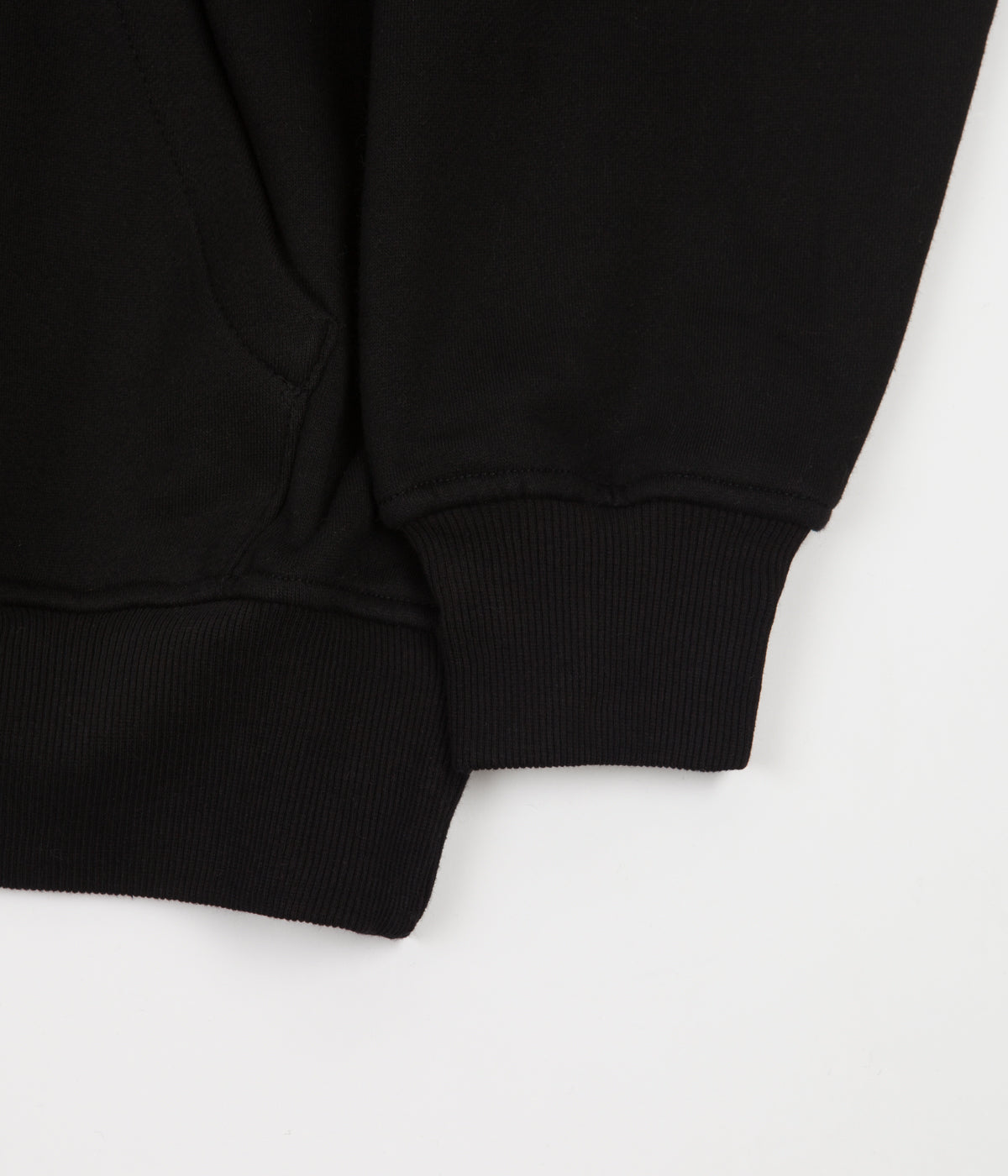 Butter Goods Jumble Embroidered Hoodie Black Flatspot