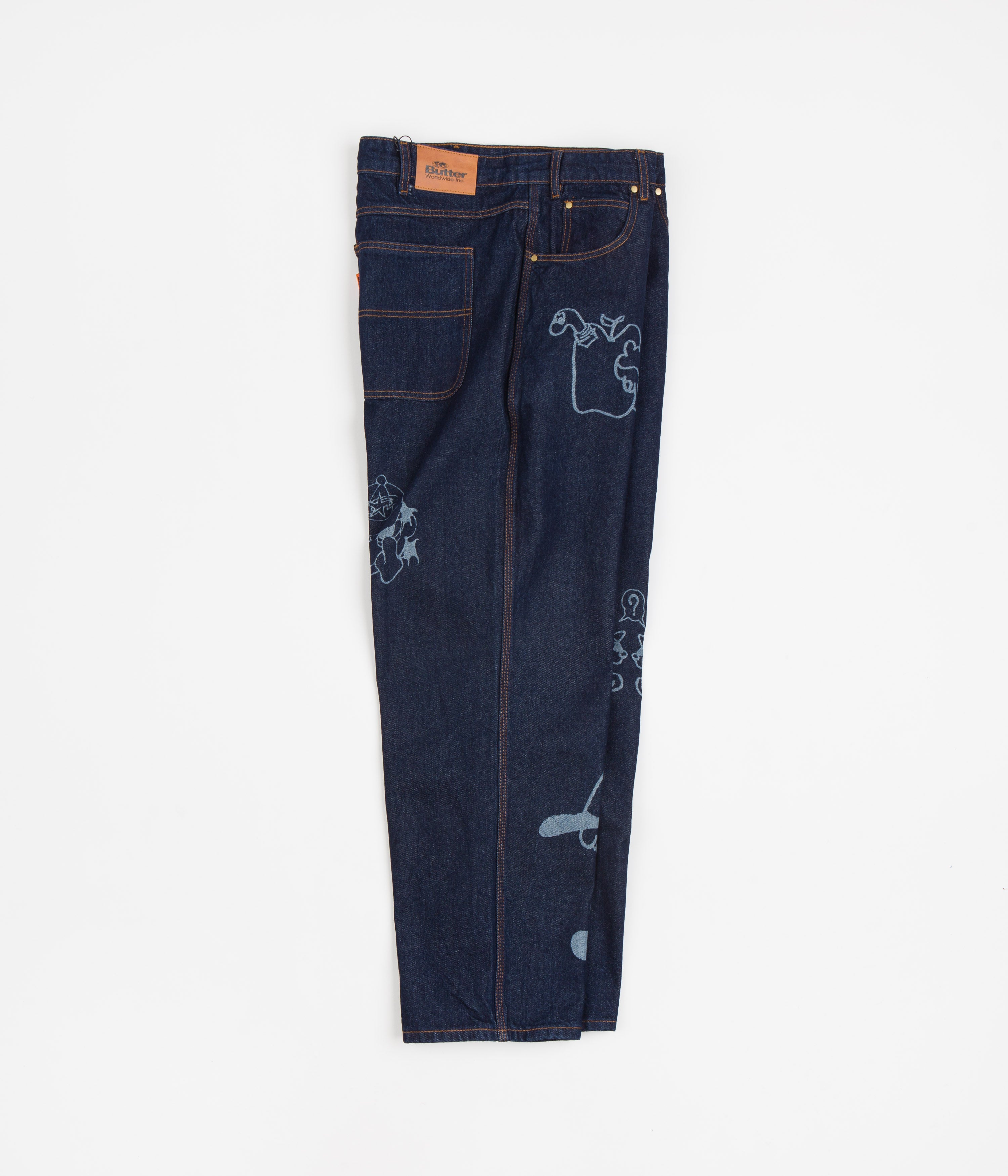 Butter Goods Jun Jeans Dark Blue Flatspot