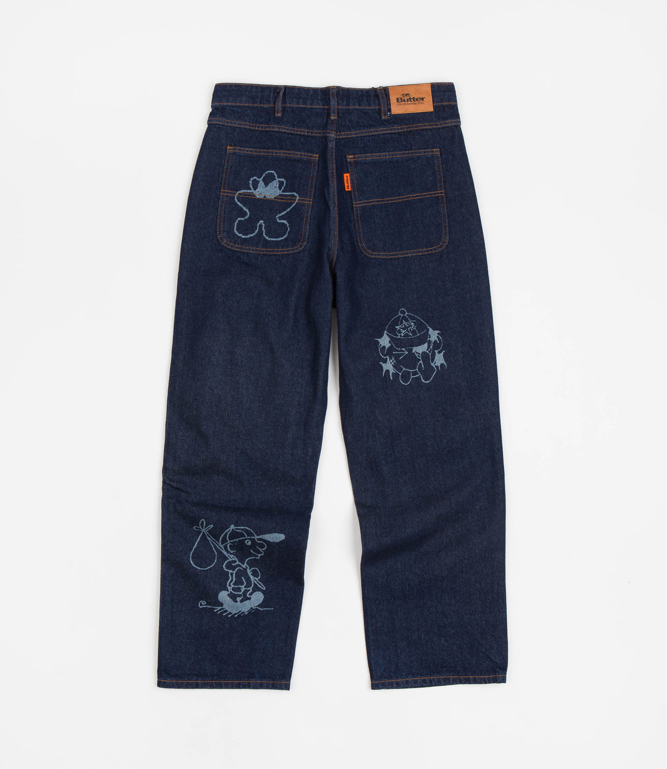 Butter Goods Jun Jeans Dark Blue Flatspot