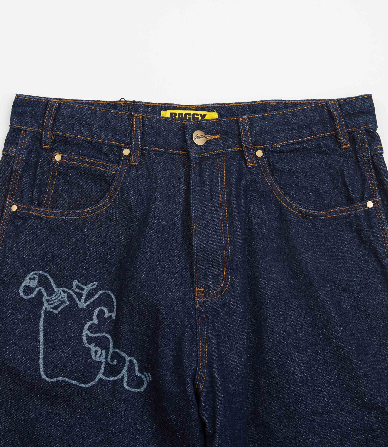 Butter Goods Jun Jeans Dark Blue Flatspot