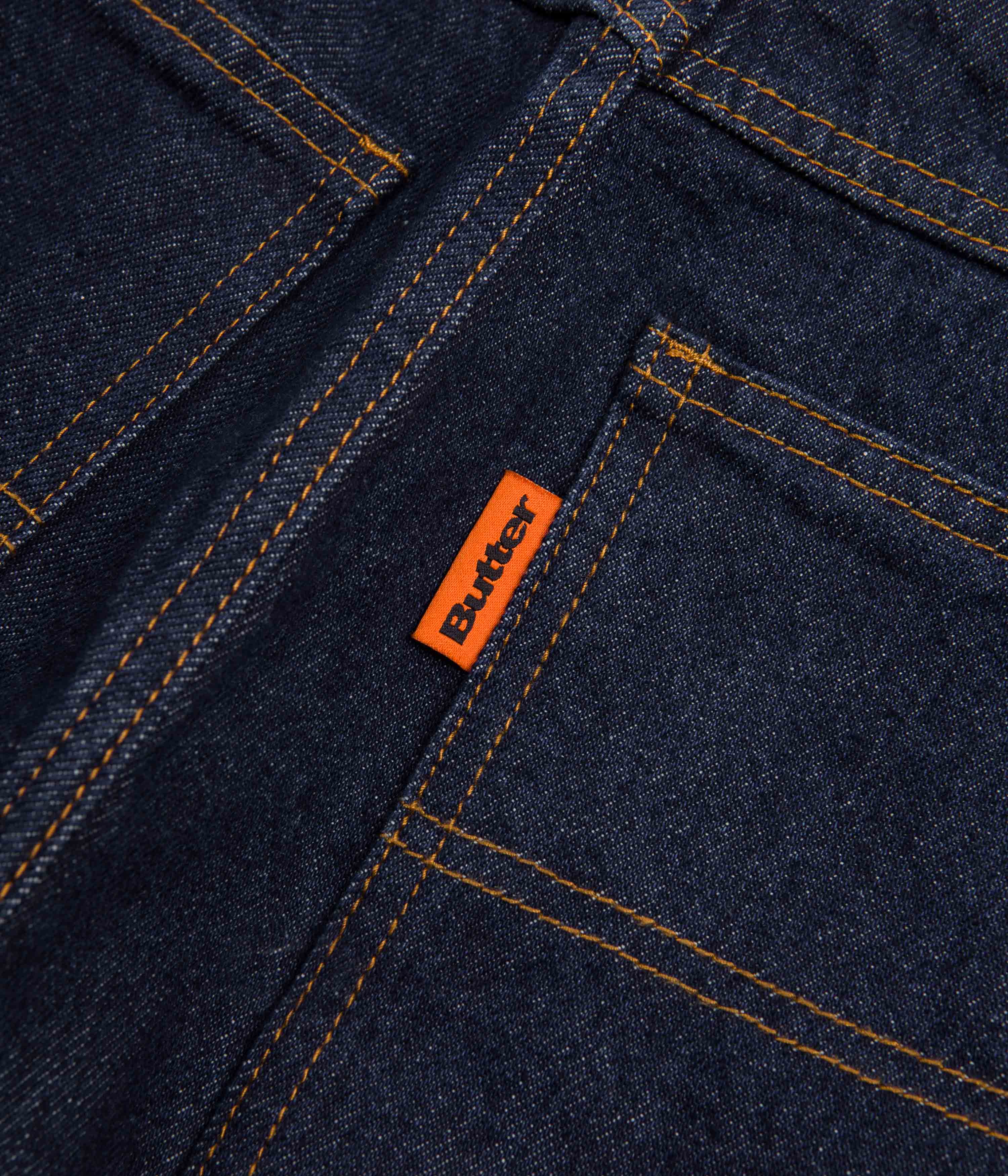 Butter Goods Jun Jeans Dark Blue Flatspot