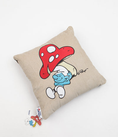 Butter Goods x The Smurfs Lazy Corduroy Pillow - Bone / Plaid