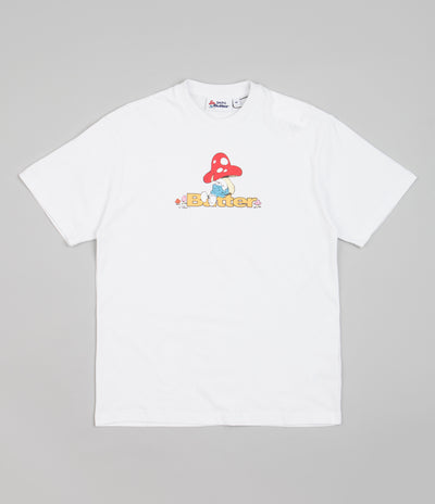 Butter Goods x The Smurfs Lazy Logo T-Shirt - White