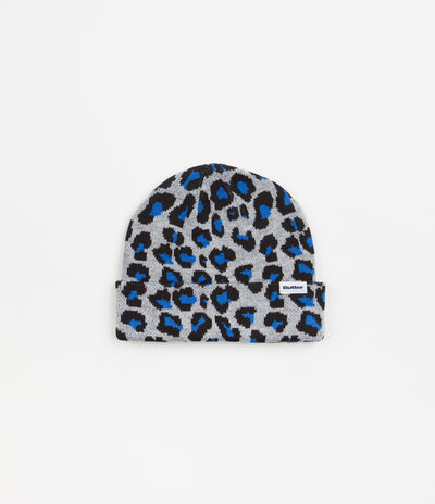 Butter Goods Leopard Beanie - Grey