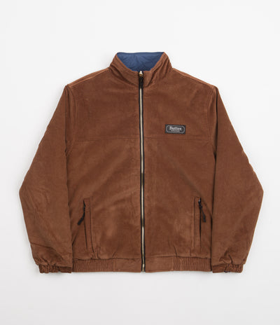 Butter Goods Lodge Cord Reversible Jacket - Rust / Lake