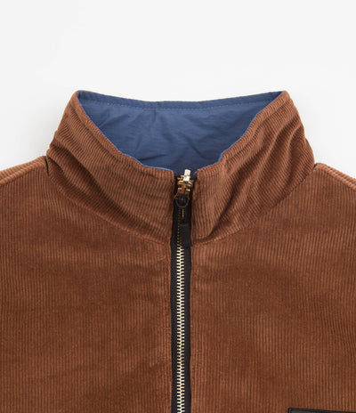 Butter Goods Lodge Cord Reversible Jacket - Rust / Lake