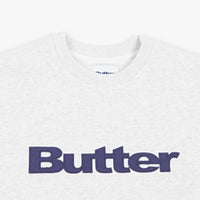 Butter Goods Logo Crewneck Sweatshirt - Ash Grey thumbnail