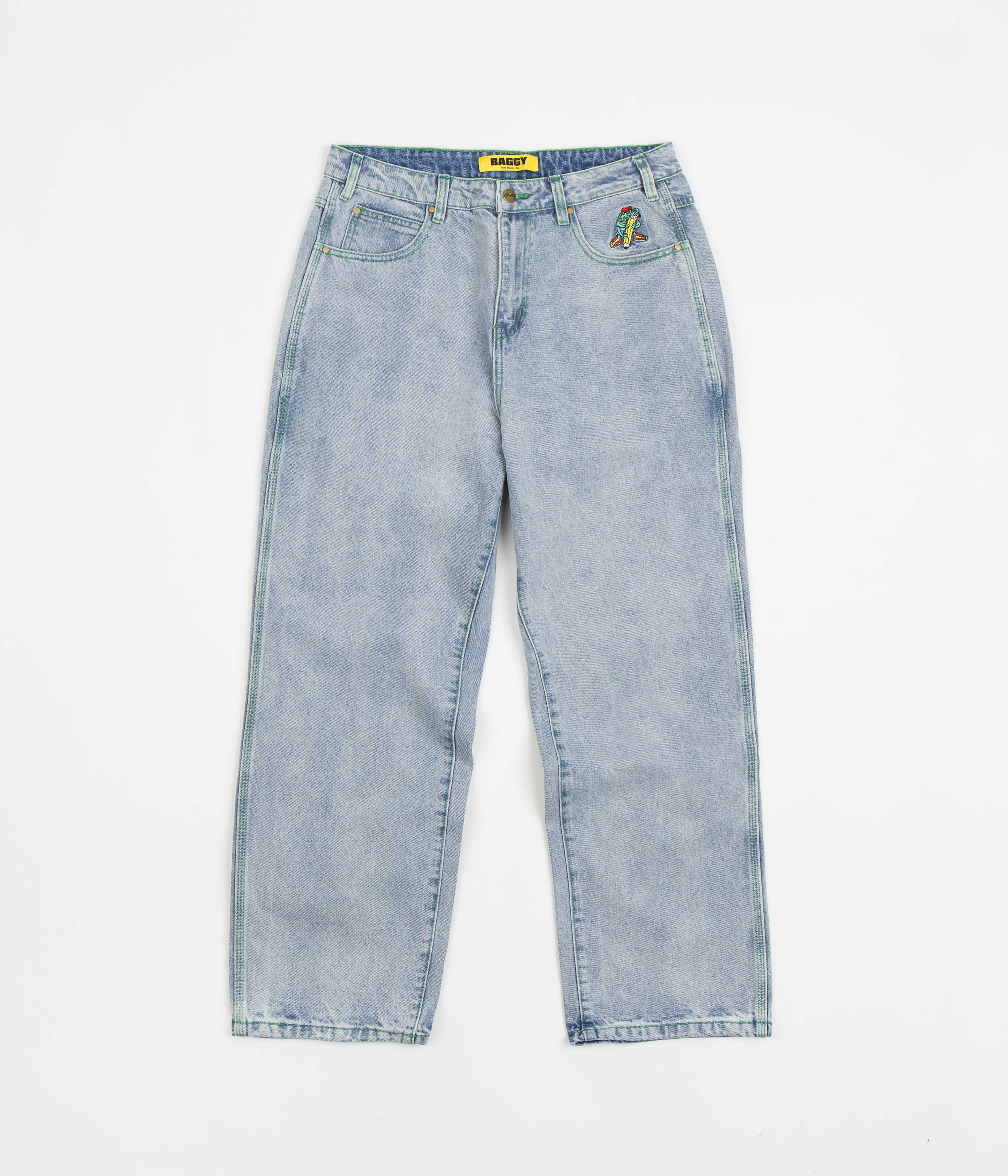 Butter Goods Martian Jeans Light Blue Flatspot