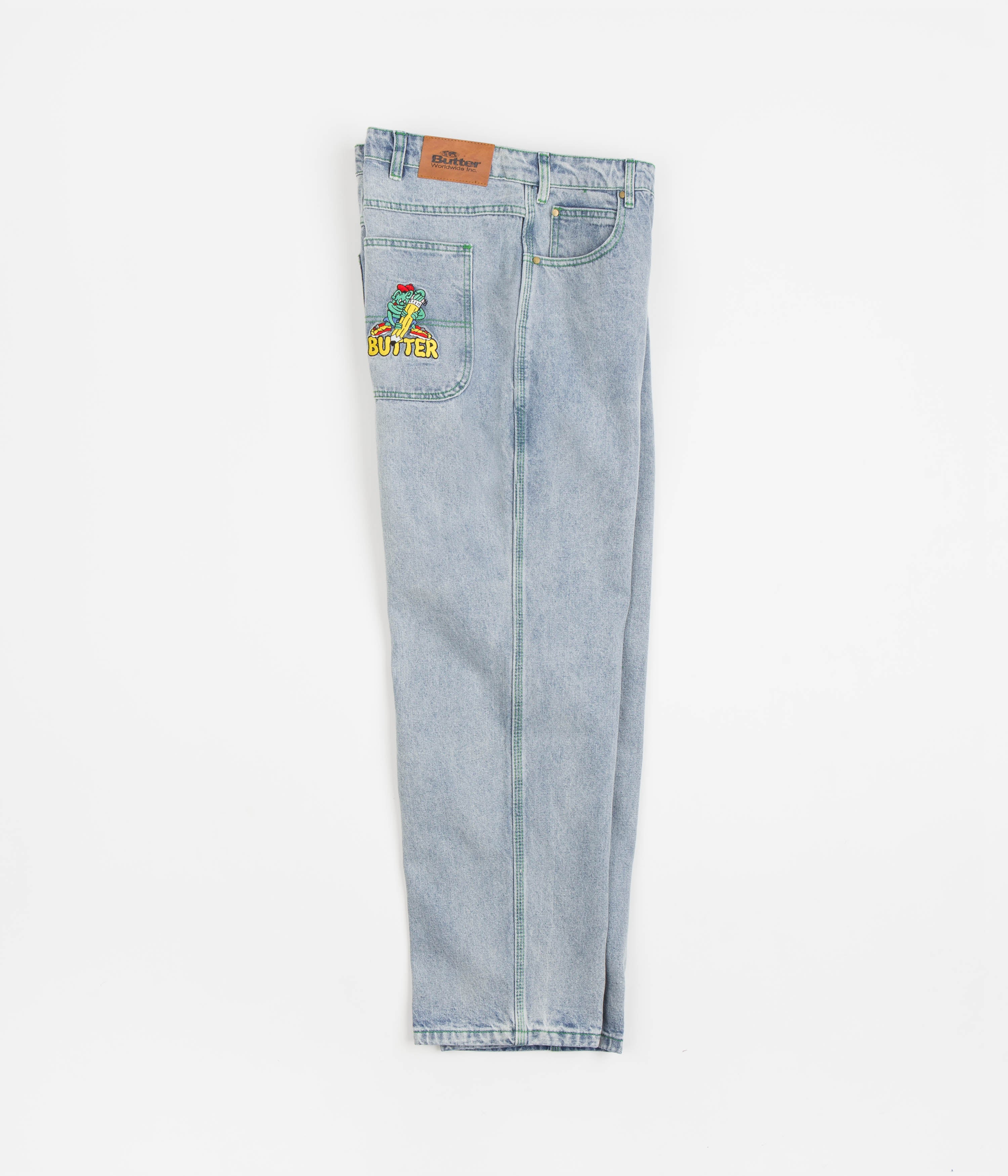Butter Goods Martian Jeans Light Blue Flatspot