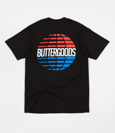 Butter Goods Multi National Logo T-Shirt - Black