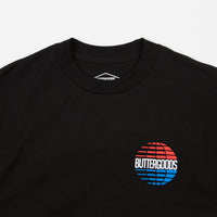 Butter Goods Multi National Logo T-Shirt - Black thumbnail