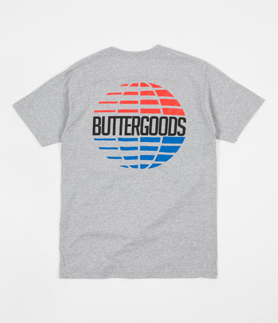 Butter Goods Multi National Logo T-Shirt - Heather