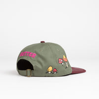 Butter Goods x The Smurfs Mushroom Cap - Army / Wine thumbnail