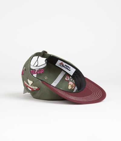 Butter Goods x The Smurfs Mushroom Cap - Army / Wine