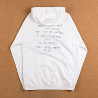 Butter Goods Panther Hooded Sweatshirt - White thumbnail